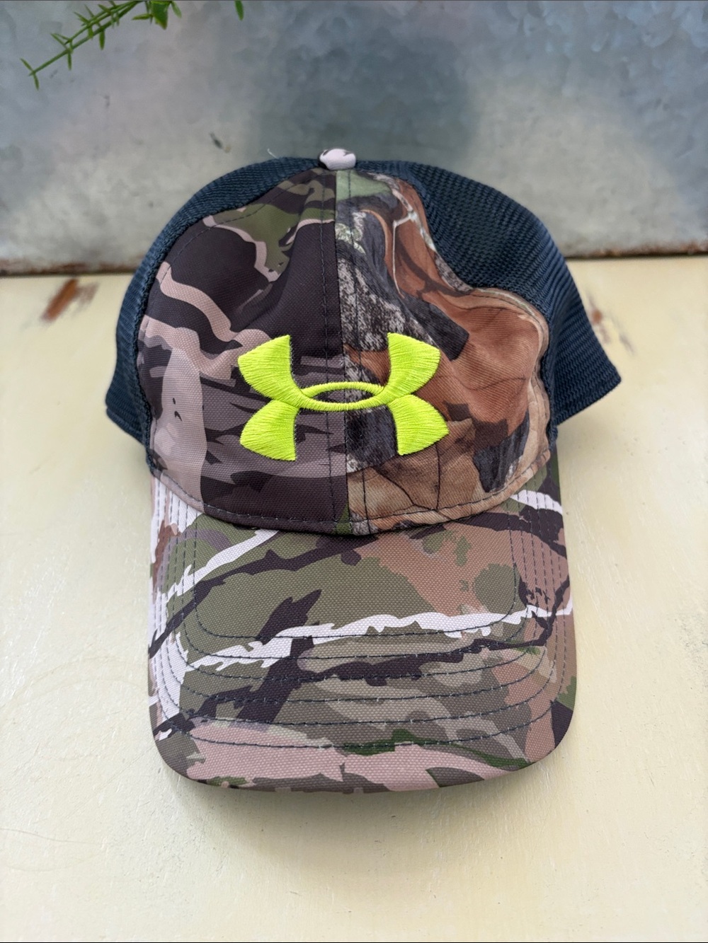 Under Armour Men’s Camouflage Adjustable baseball Cap outdoor trucker hat